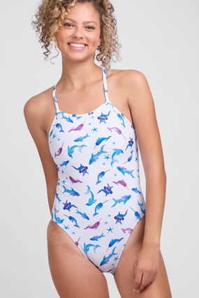 Jackson 4 One Piece Swimsuit - Marine Magic affordable swimwear for all, trendy swimwear for summer