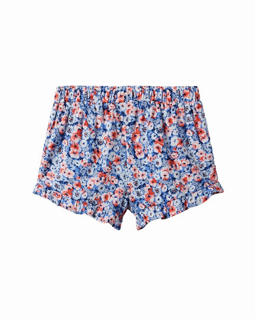 Janie and Jack Floral Ruffle Hem Short