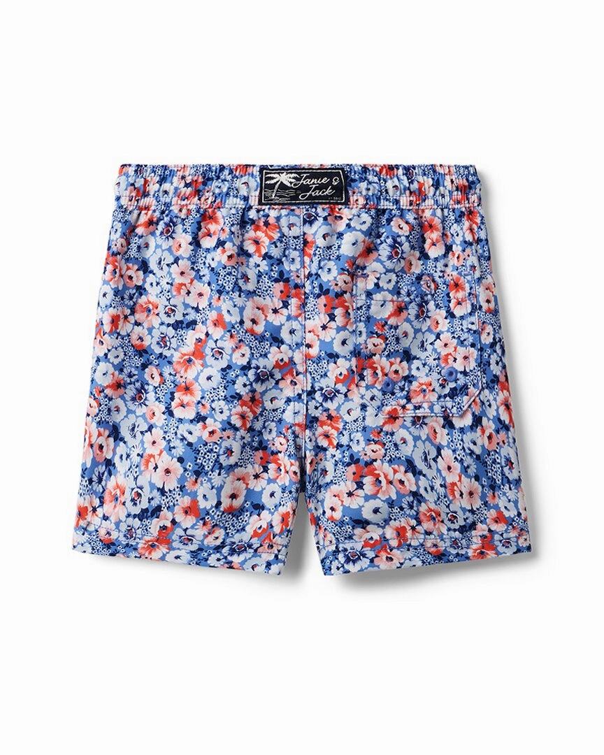 Janie and Jack Floral Swim Short