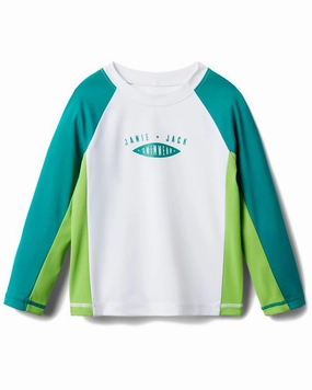 Janie and Jack Rashguard boys swimwear sets, boys swim trunks