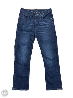 Jeans Flared By J. Crew In Blue Denim, Size: 0 j crew
