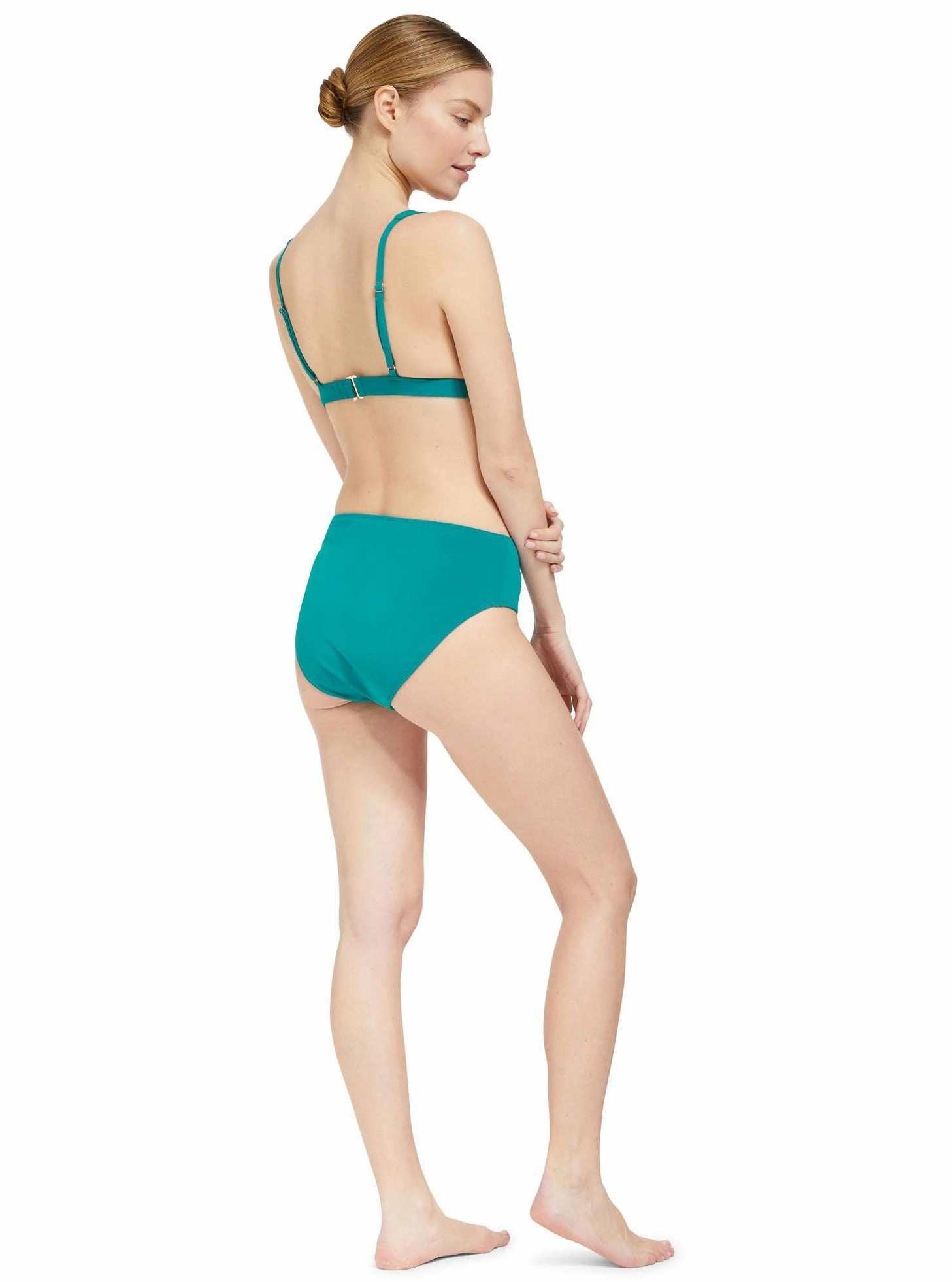 Jessica Top   Classic Midrise Bottom in Petrol