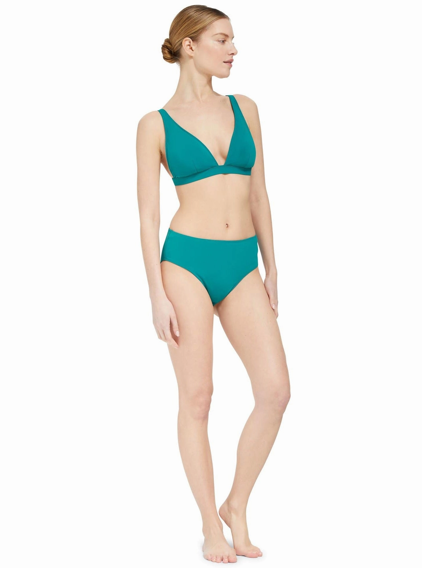Jessica Top   Classic Midrise Bottom in Petrol