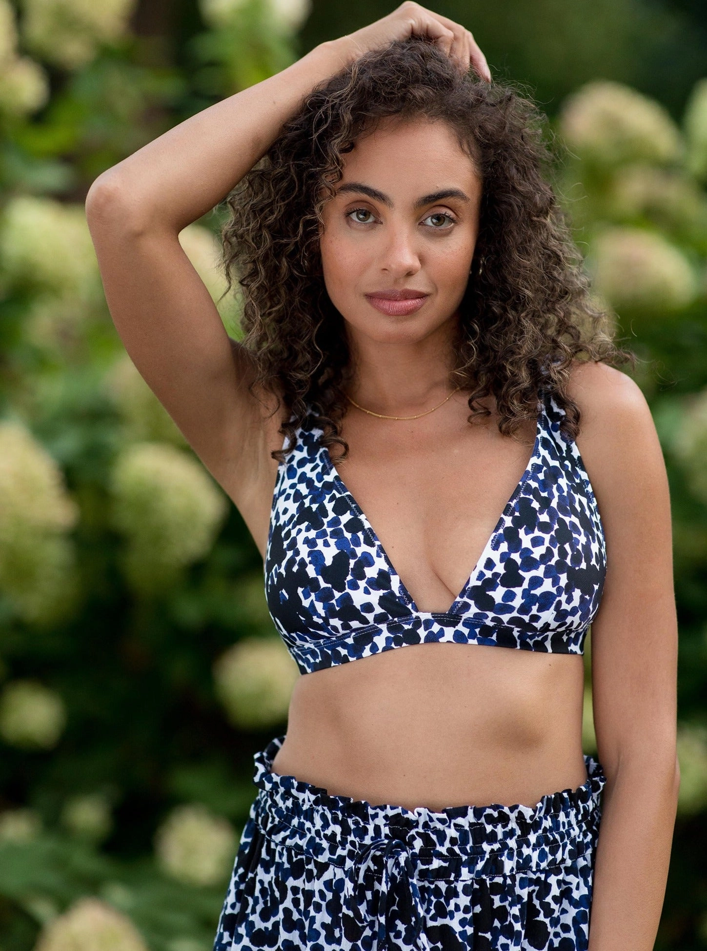 Jessica Top   Classic Midrise Bottoms in Animal Dot