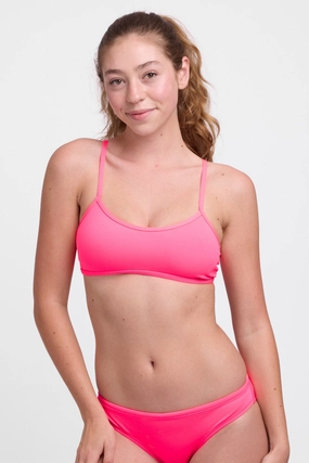 Jocelyn Bikini Top - Hot Pink mix and match bikinis, stylish women's bikini options