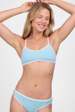 Jocelyn Bikini Top - Huckleberry Contrast affordable swimwear for all, trendy swimwear for summer