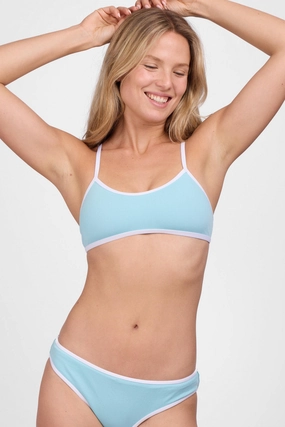 Jocelyn Bikini Top - Huckleberry Contrast bikini sets with cover up, comfy beach bikinis women