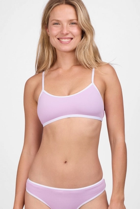 Jocelyn Bikini Top - Sour Grape Contrast bikini sets with cover up, comfy beach bikinis women