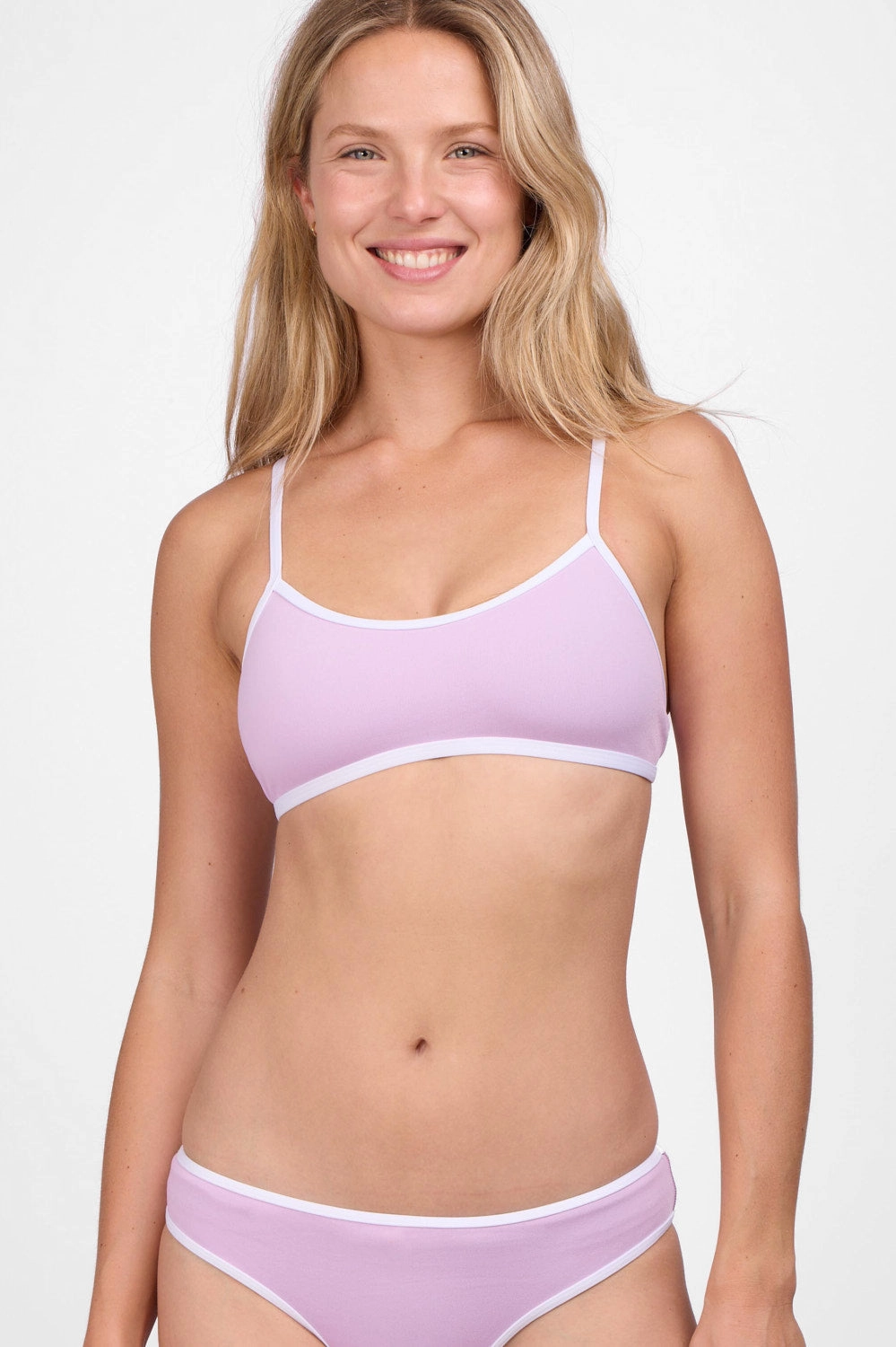 Jocelyn Bikini Top - Sour Grape Contrast bikini sets with cover up, comfy beach bikinis women