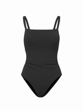 Jori One Piece In Black Texture high waist swimwear women, swimsuit for women beachwear