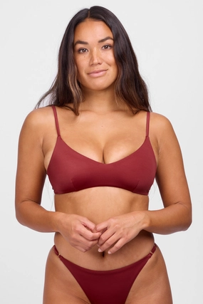 Julia Bikini Top - Garnet affordable swimwear for all, trendy swimwear for summer