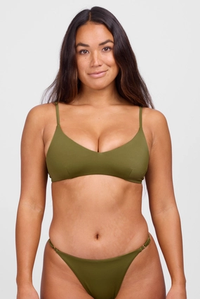 Julia Bikini Top - Kelp affordable swimwear for all, trendy swimwear for summer