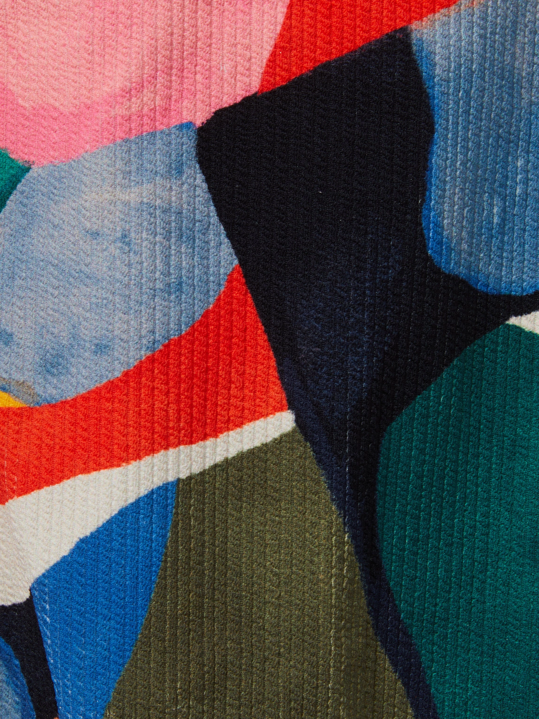 Juliette One Piece In Carta Colorblock Texture
