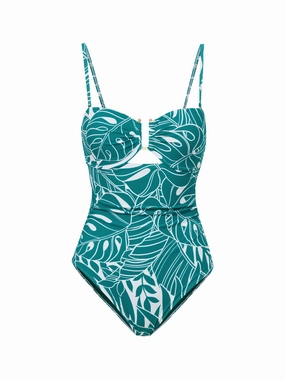 Juliette One Piece In Isle of Palms high waist swimwear women, swimsuit for women beachwear