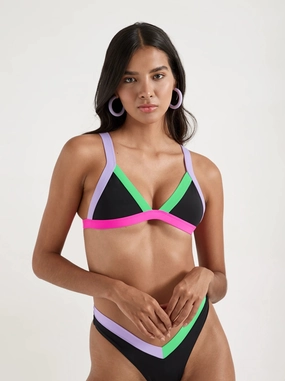 kameron top tokyo padded swim tops, sporty swimwear tops