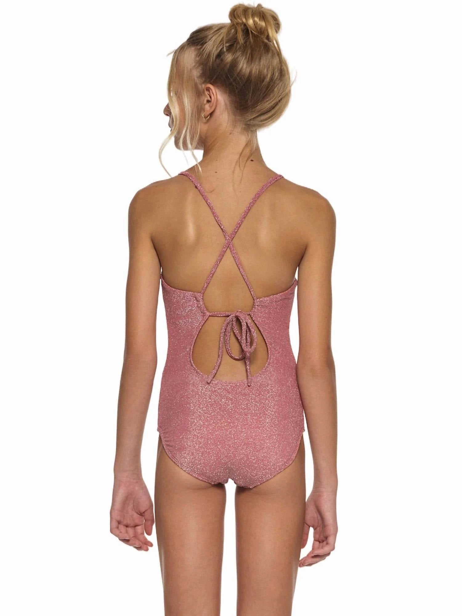 Karla One-Piece Swimsuit In Medium Red