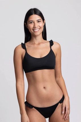 Karlee Bikini Bottom - Black all types of swimwear, full coverage swimwear for all ages