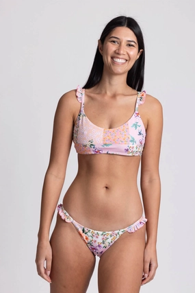 Karlee Bikini Bottom - Cottage Patch all types of swimwear, stylish swimwear for all body types