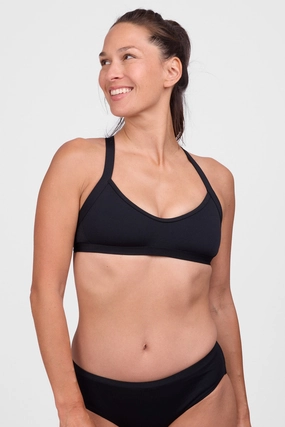 Kathleen Bikini Top - Black bikini sets with cover up, comfy beach bikinis women