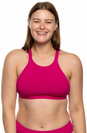 Kaylee Bikini Top - Dragon Fruit inclusive swimwear styles, all season swimwear options