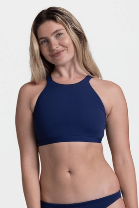 Kaylee Bikini Top - Navy mix and match bikinis, stylish women's bikini options