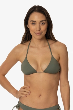 Kewalos Bikini Top - Eucalyptus all types of swimwear, full coverage swimwear for all ages