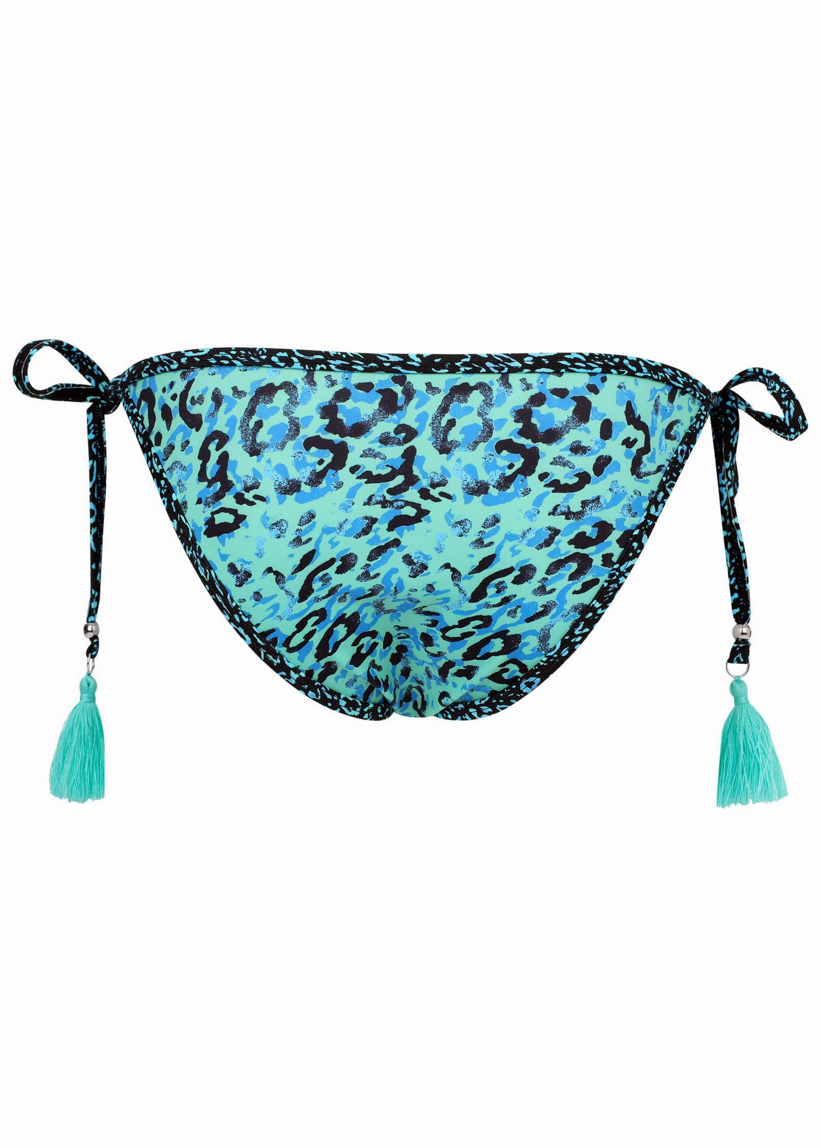 Key West Tie Side Moderate Bottom - Cool Leopard Combo