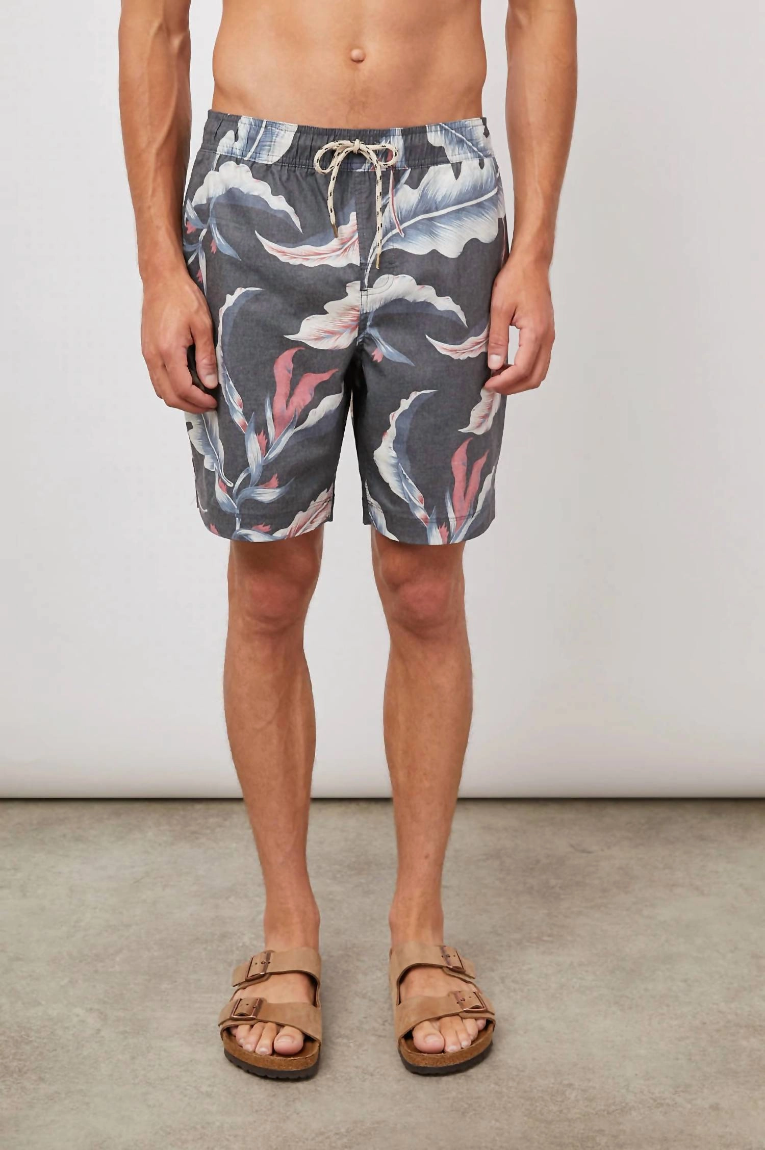 Kian Swim Short In Paradise Nights mens full coverage swimwear, stylish mens swim trunks