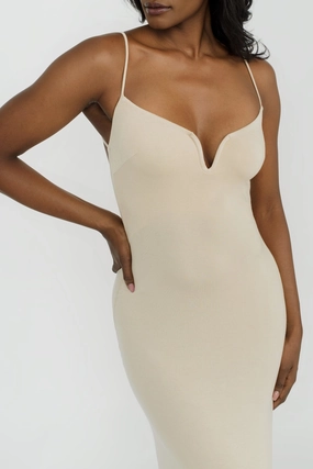 Koa Maxi Dress - Coconut soft fabric swimwear women, resort swimwear for ladies