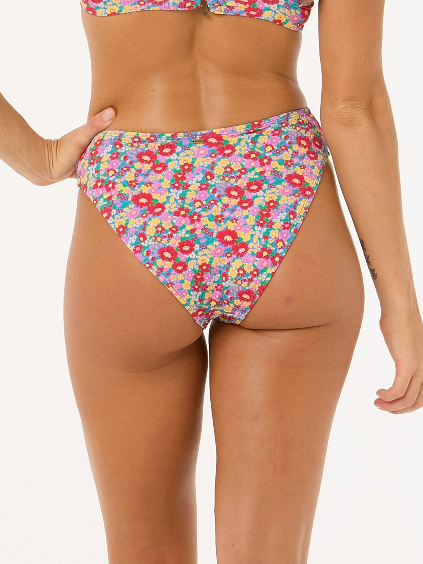 Las Flores High Leg Good Bikini Bottom