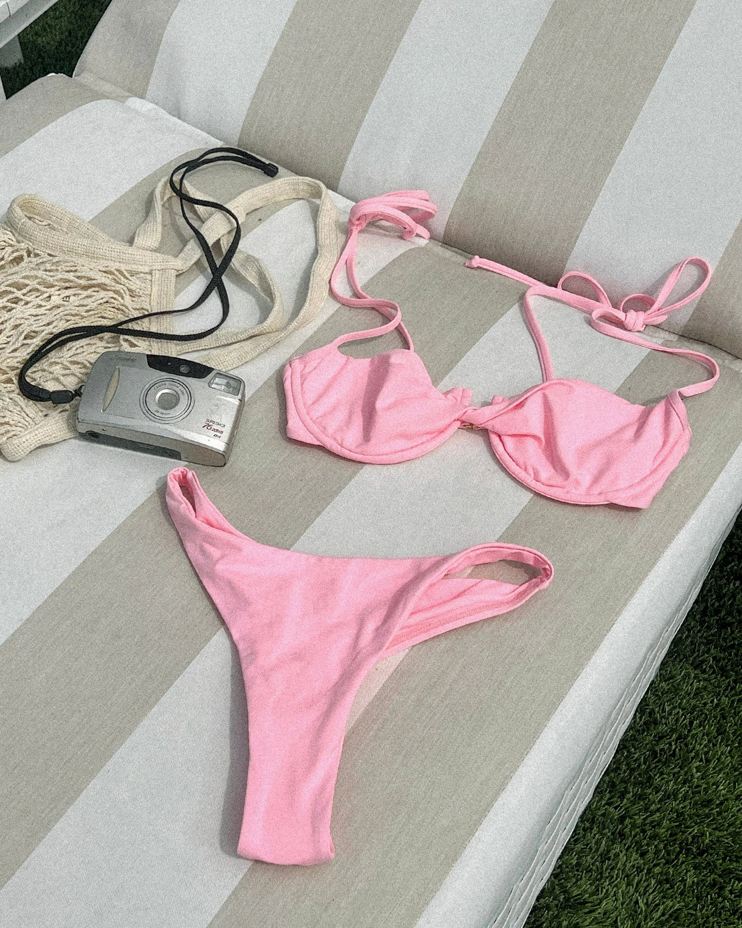 Leilani Bikini Bottom - Crystal Pink timeless swimwear styles women, comfy swimwear for women
