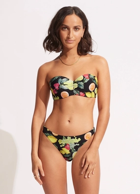 Lemoncello High Cut Rio - Black modern womens swimwear, one piece swimsuits women
