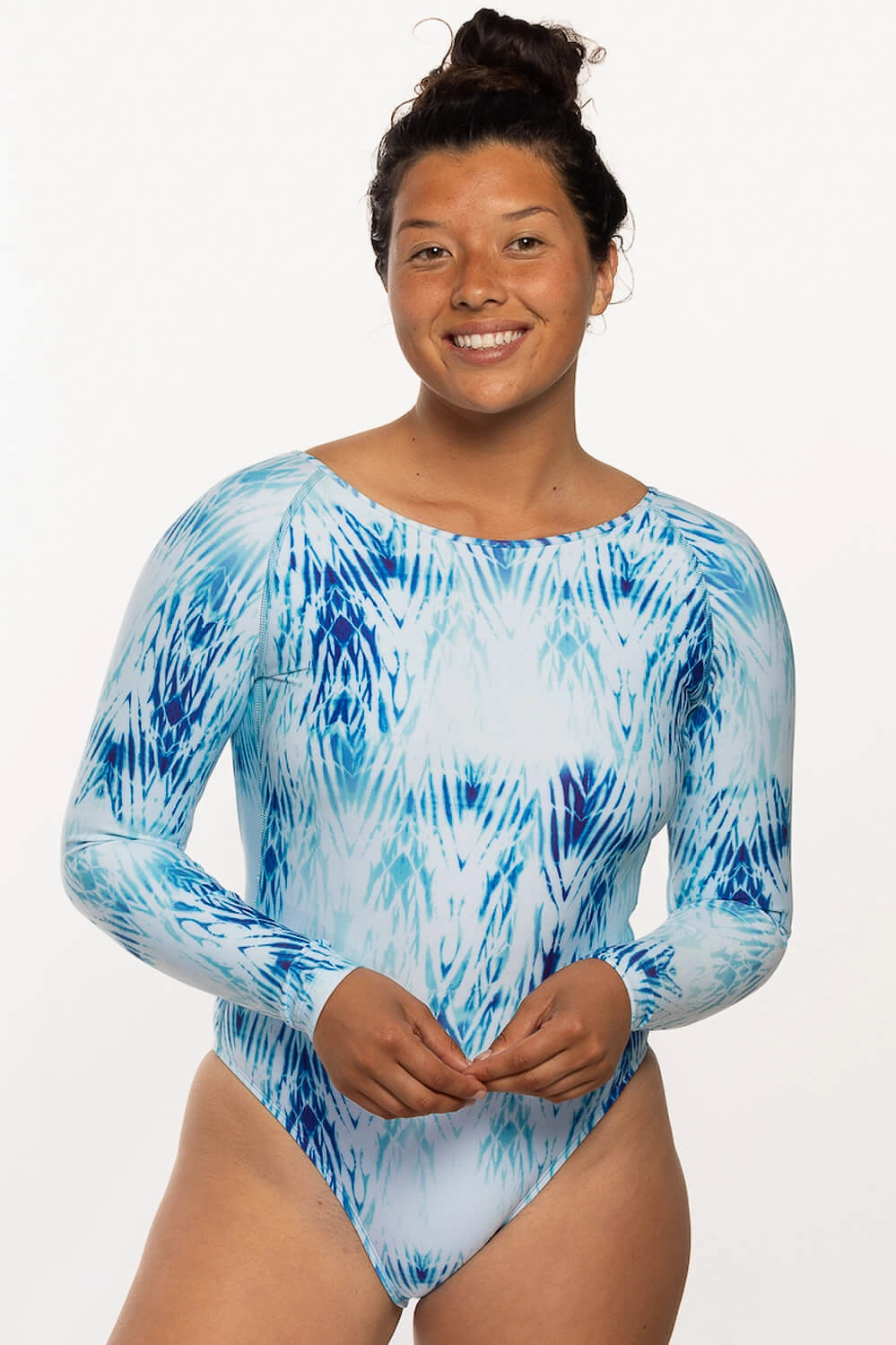 Lennon Long Sleeve Surf One Piece - Mykonos inclusive swimwear styles, all season swimwear options
