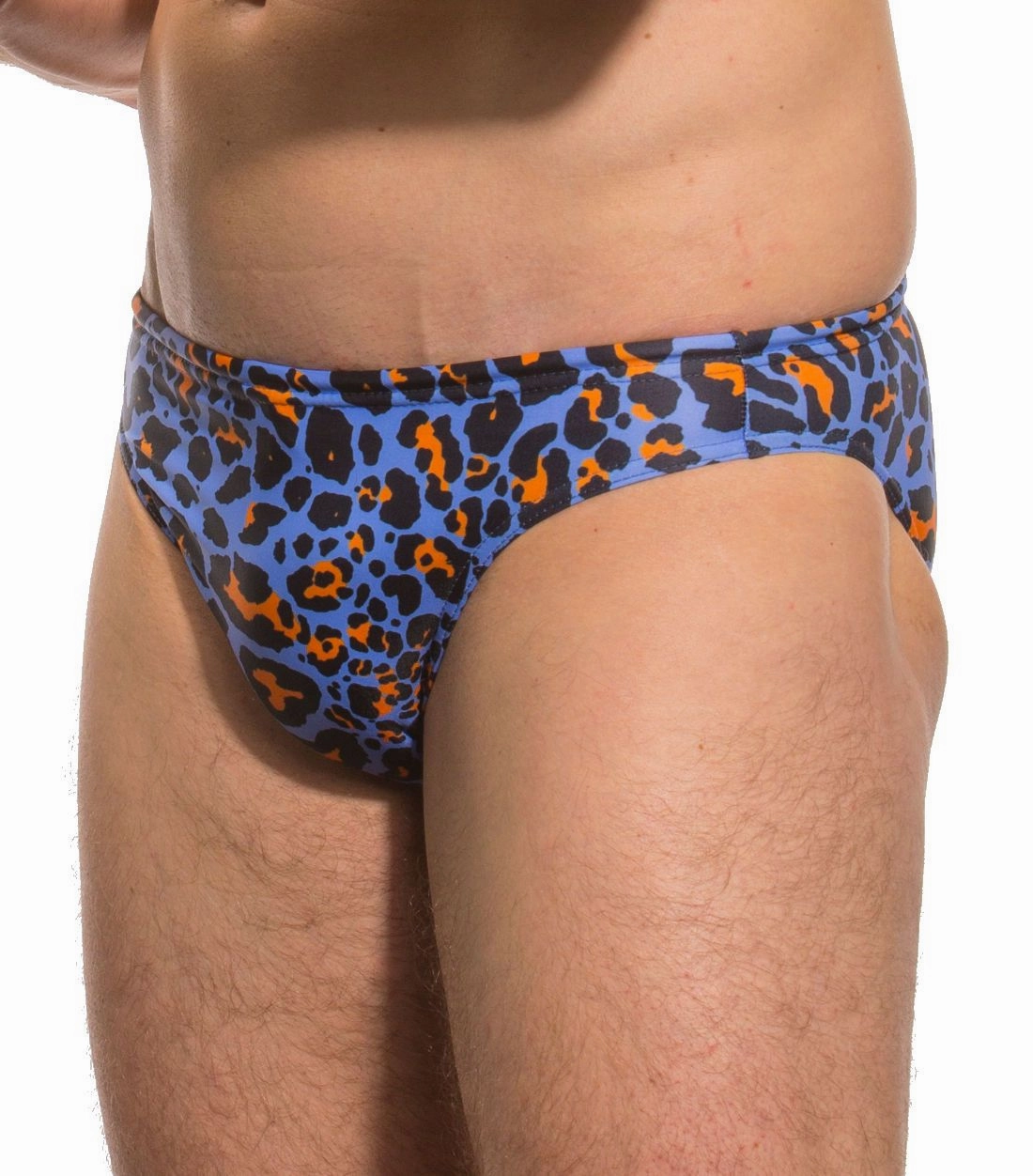 Leopard Orange Swim Brief