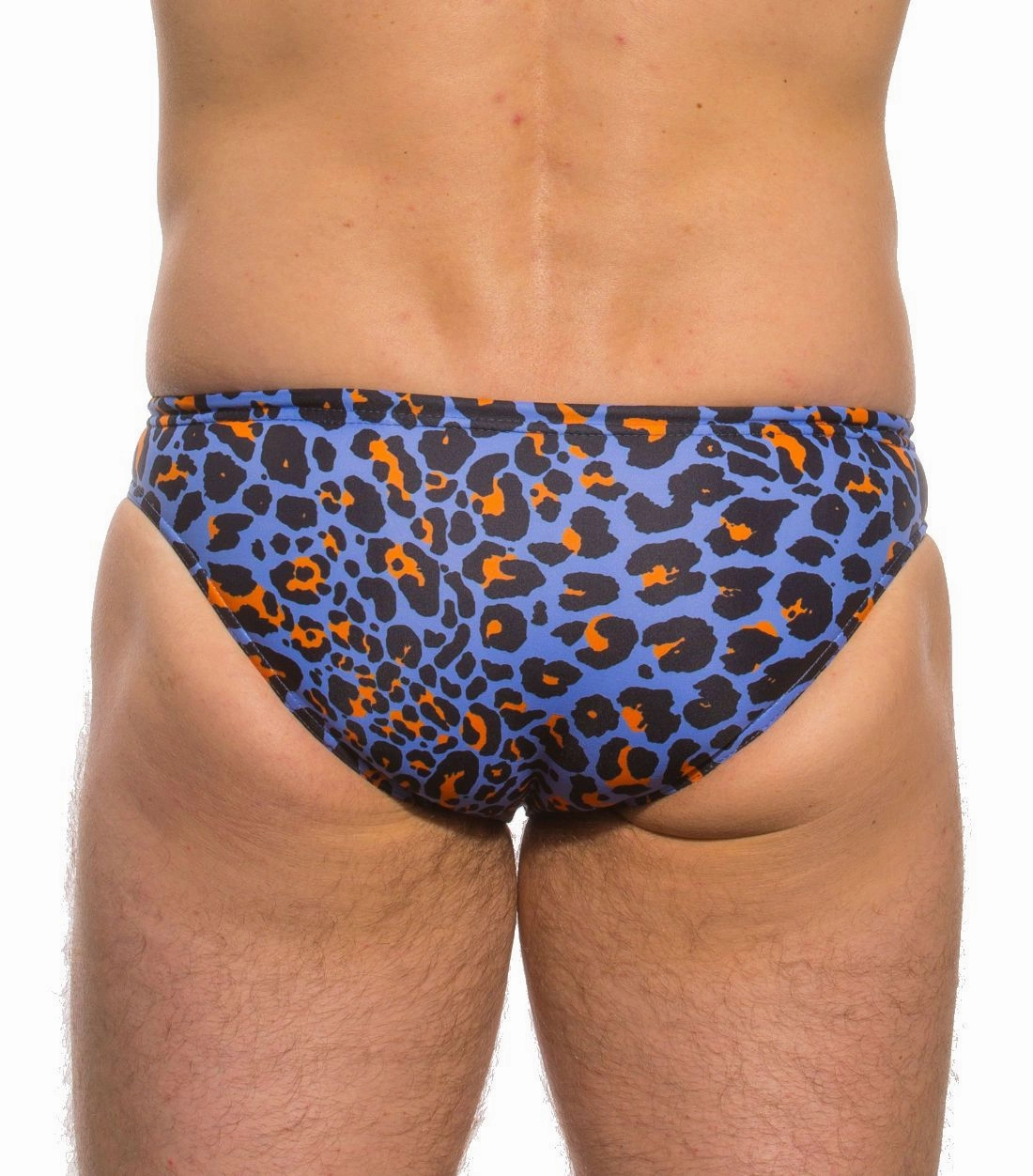 Leopard Orange Swim Brief