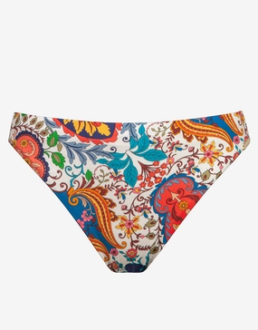 Libertine Bikini Pant - Vibrant White adjustable swim bottoms women, flattering bikini bottoms