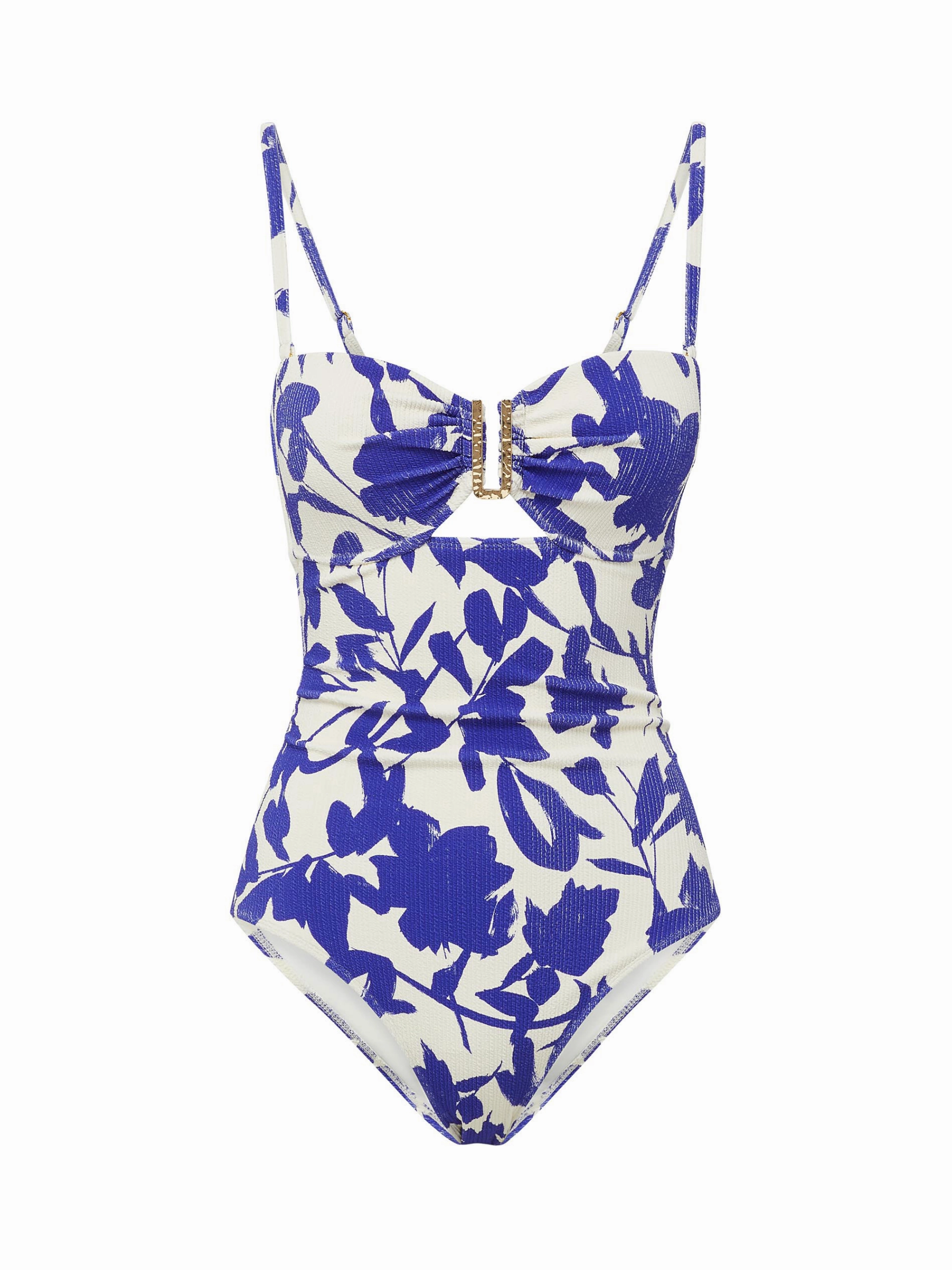 Lisa One Piece Moraea Garden Texture fashionable beach swimwear, modern womens bikinis
