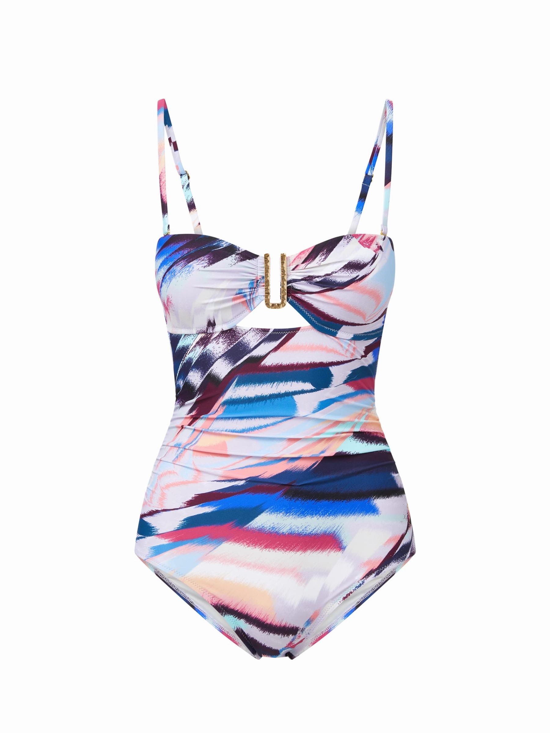 Lisa One Piece Mosaic high waist swimwear women, swimsuit for women beachwear