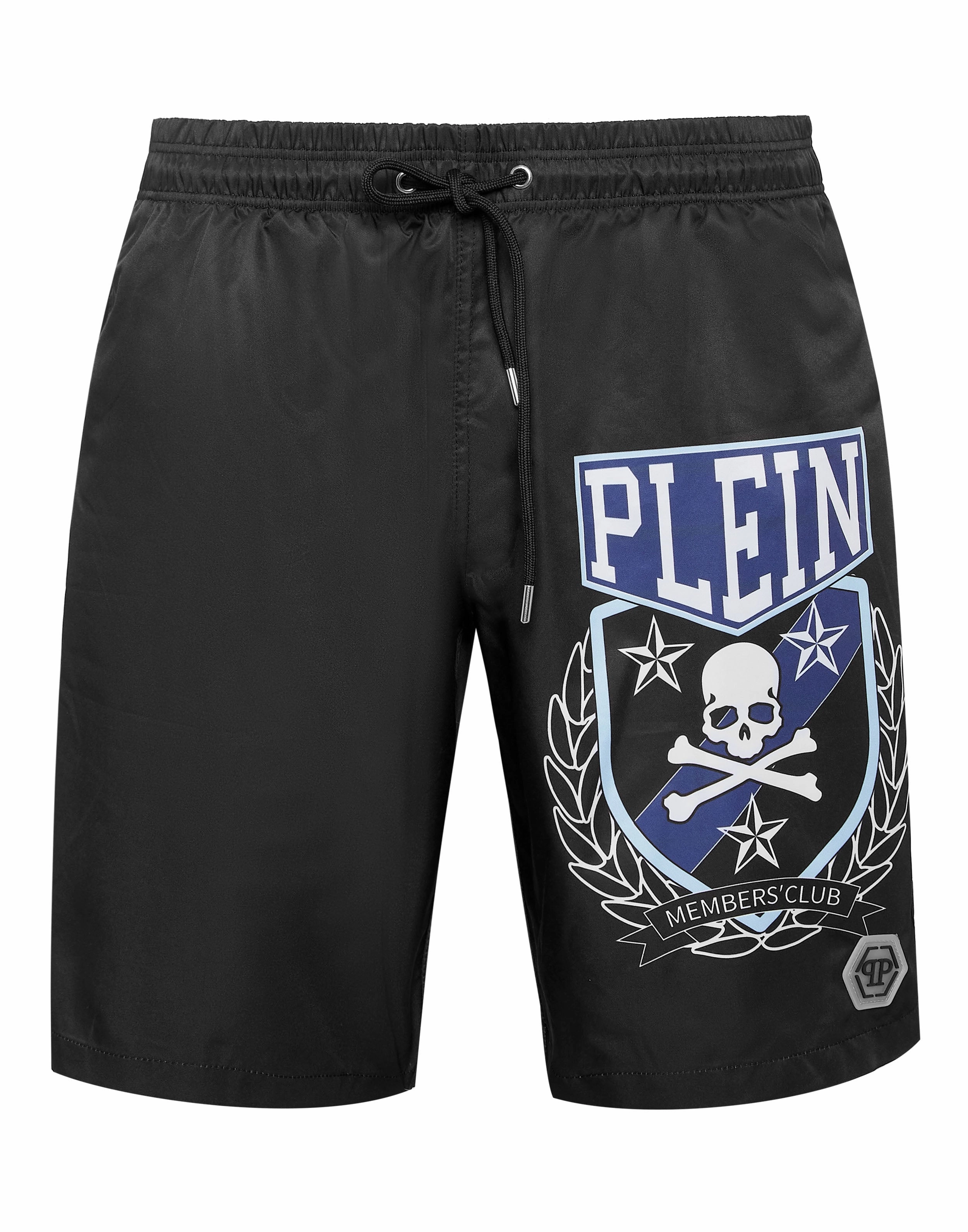 Long Swim Boxer Skull&amp;Bones mens beach swimwear, quick dry mens swimsuits