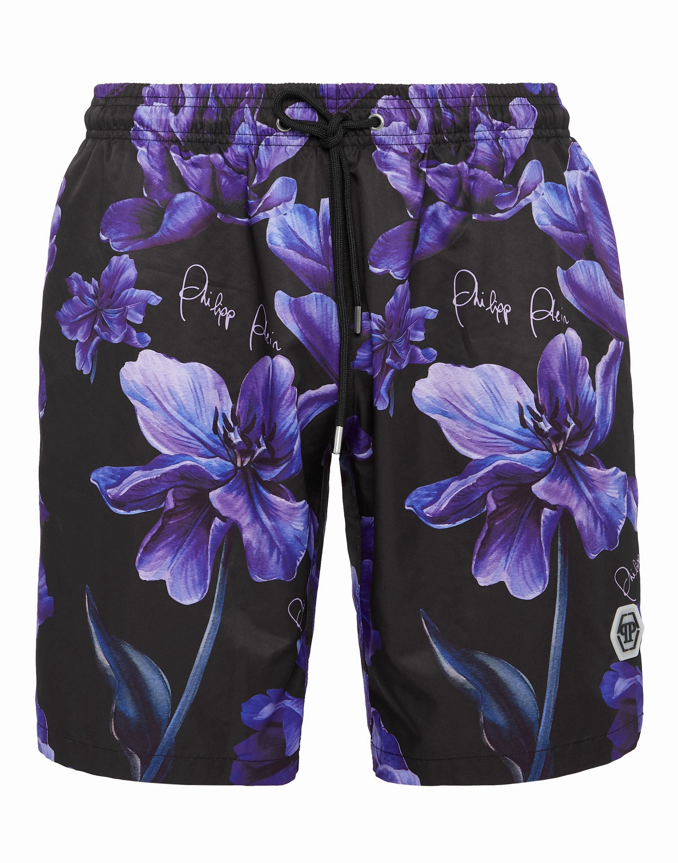 Long Swim-Trunks Flowers mens beach swimwear, quick dry mens swimsuits