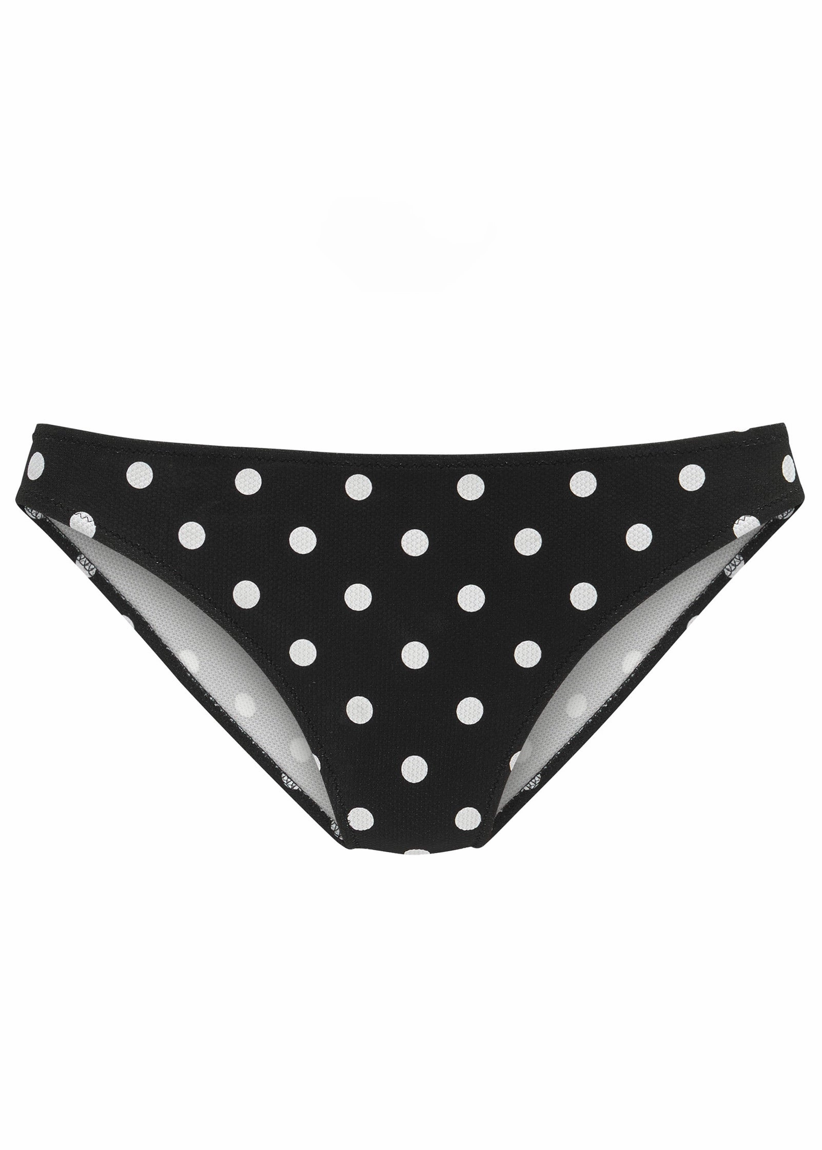 Low-Rise Bikini Bottom - Retro Dots