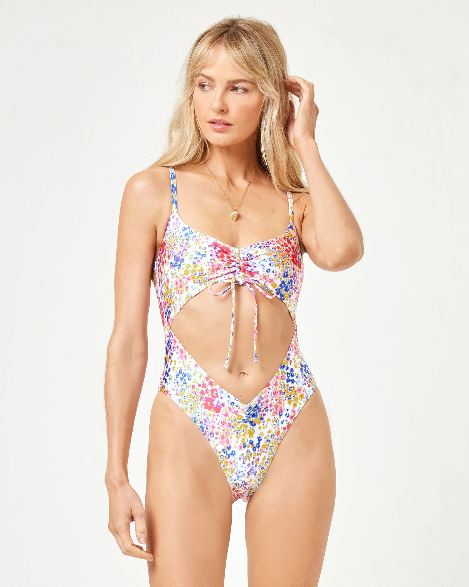LSPACE x JVS Printed Solana One Piece - Between Blooms