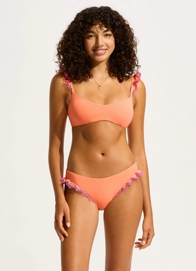 Lucia Hipster Bikini Bottom  - Melon plus size swimwear women, summer swimwear for ladies