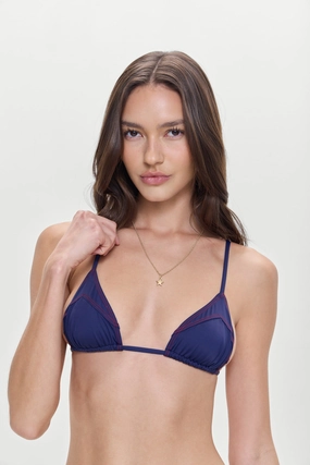 Lumia Triangle Bikini Top - Lagoon swim tops for women, bikini tops with support