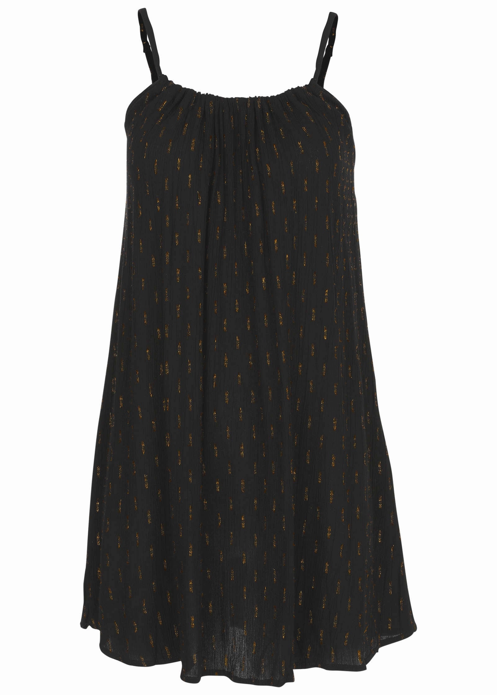 Lurex Cover-Up Dress - Black Beauty