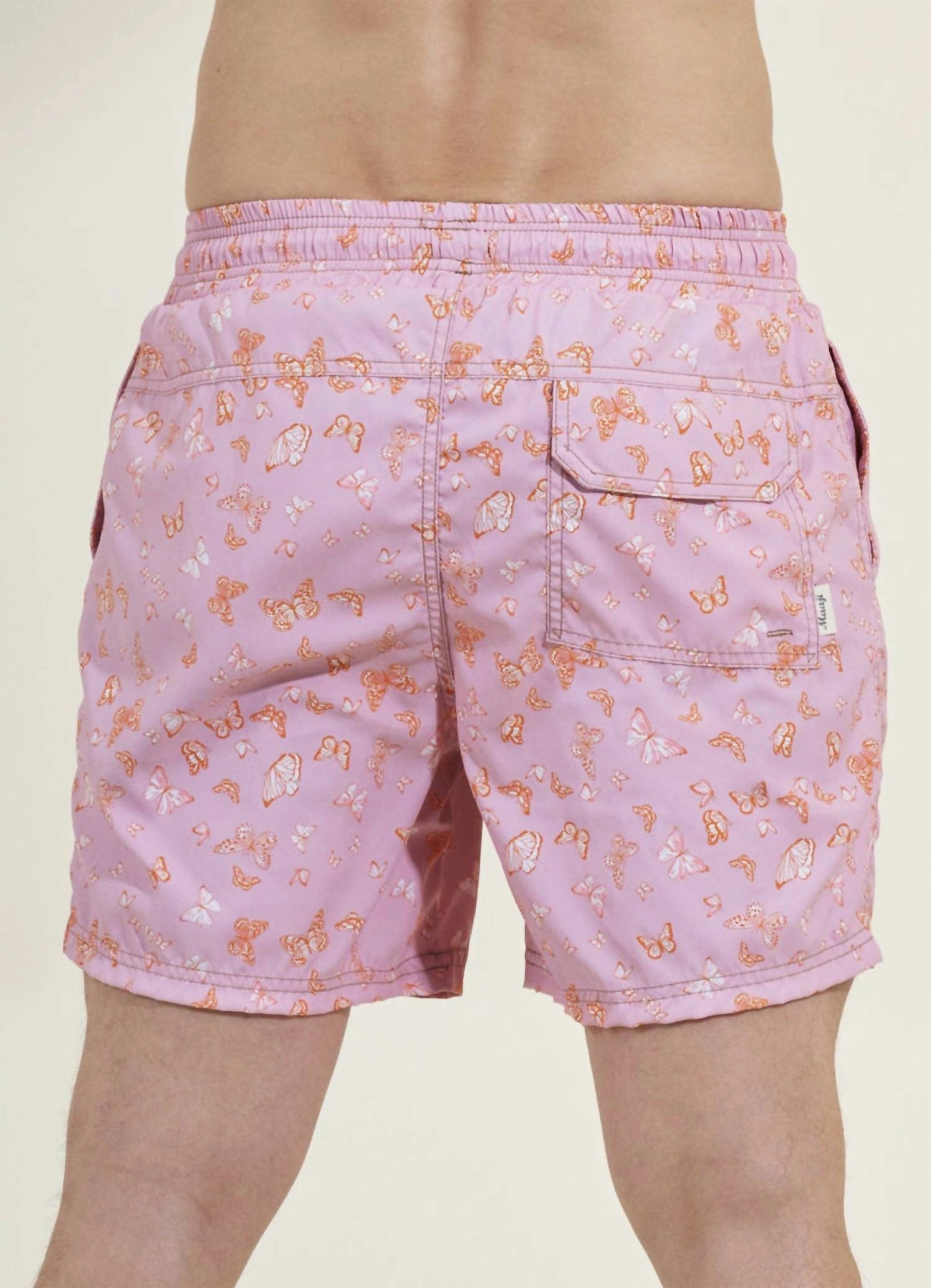 Maaji Sweet Papillon Sailor Men Trunks In Pink