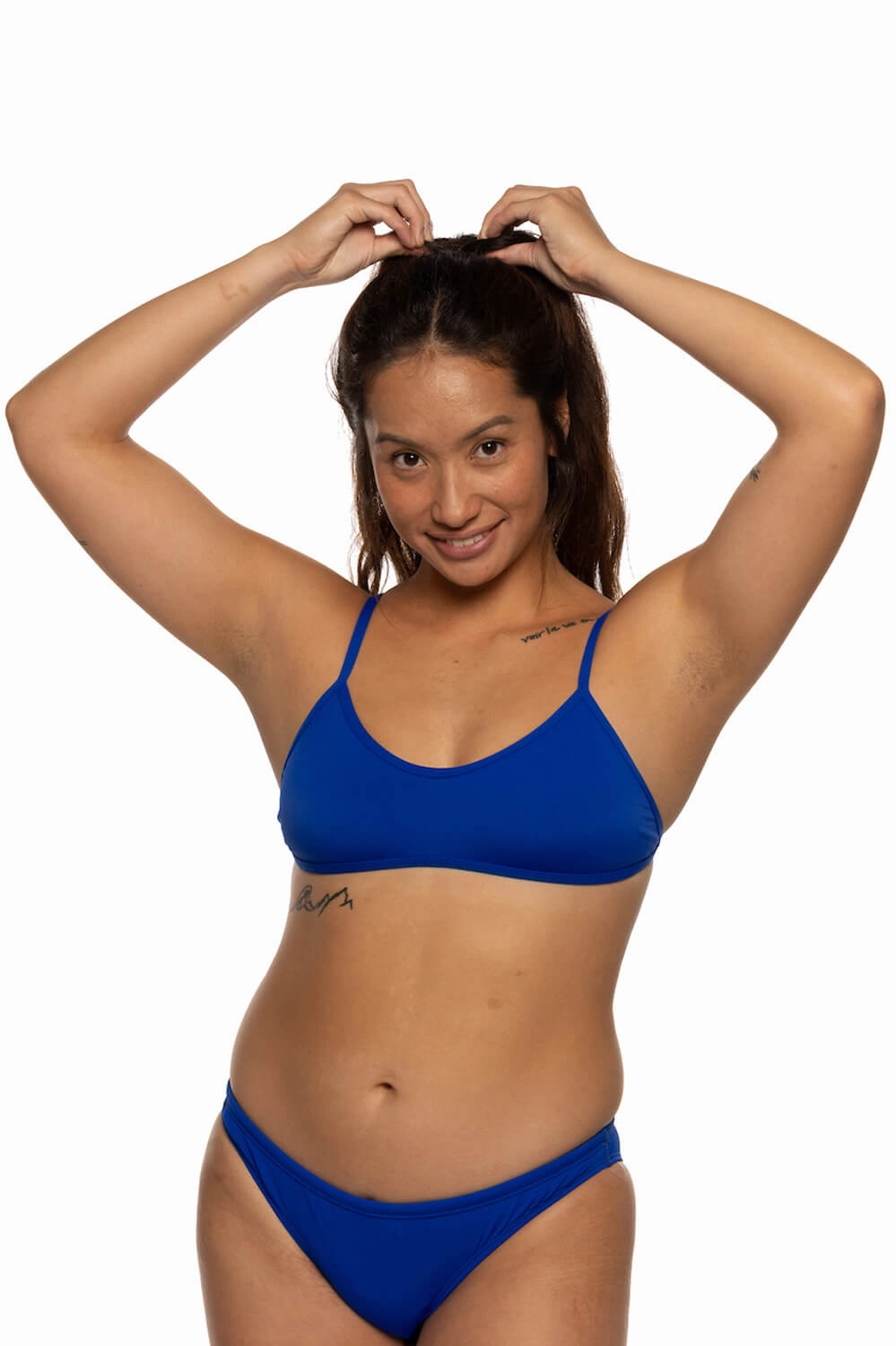 Malia Bikini Top - Blueberry mix and match bikinis, stylish women's bikini options