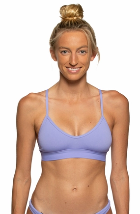 Mara Bikini Top - Lavender all types of swimwear, stylish swimwear for all body types