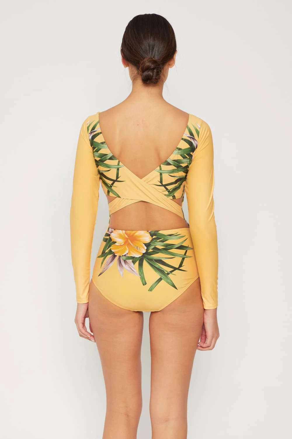 Marina West Swim Cool Down Longsleeve One-Piece Swimsuit