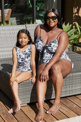 Marina West Swim Cte d'Azur Ruffle Trim One-Piece Swimsuit one piece swimsuits for women, full coverage one piece swimwear